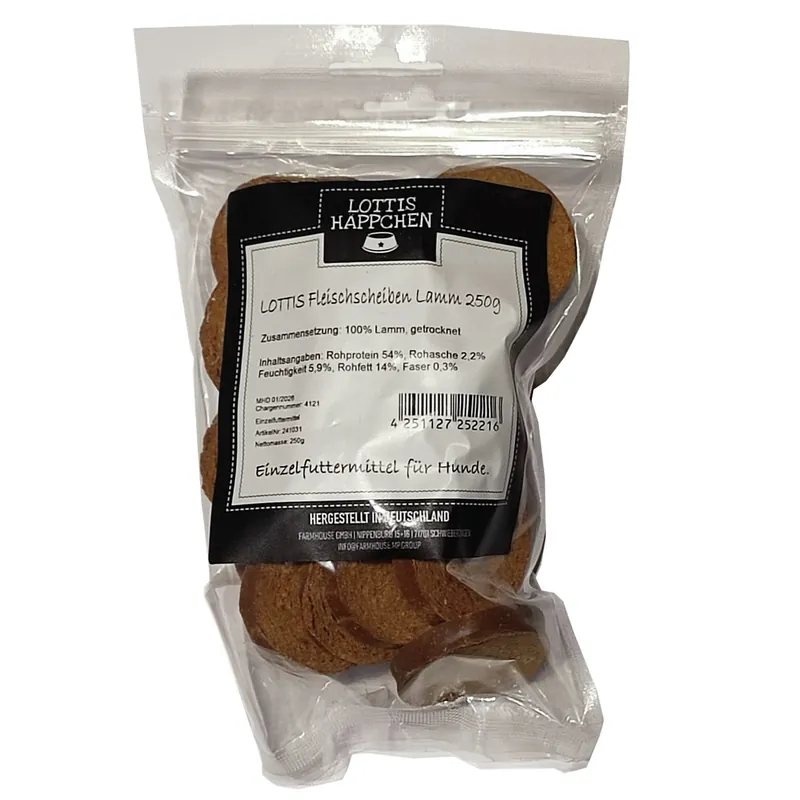LOTTIS HÄPPCHEN Fleischscheiben Lamm 250 g Top-Seller